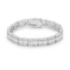 Silver Tone Cubic Zirconia Bracelet